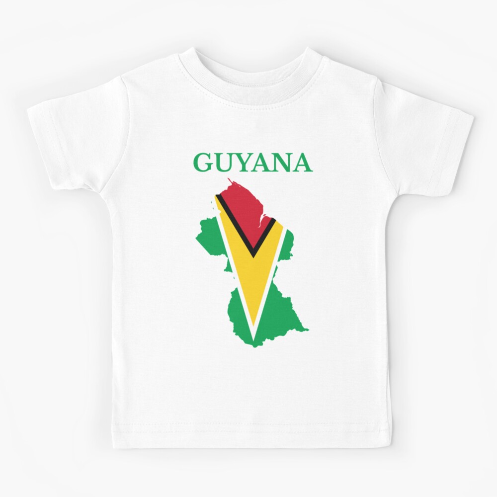 Guyanese Swag Guyana Map Unisex Kids outlet Sweatshirt