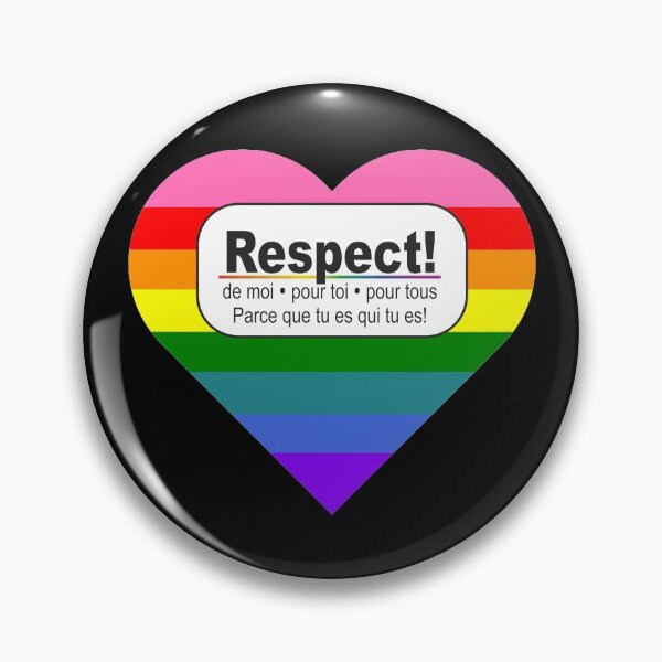 Item preview, Respect! French heart designed and sold by Doublereed.