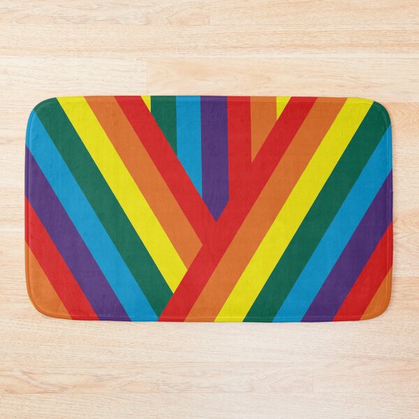 Item preview,  Rainbow Stripes in Diagonal Pattern designed and sold by Greenbaby.