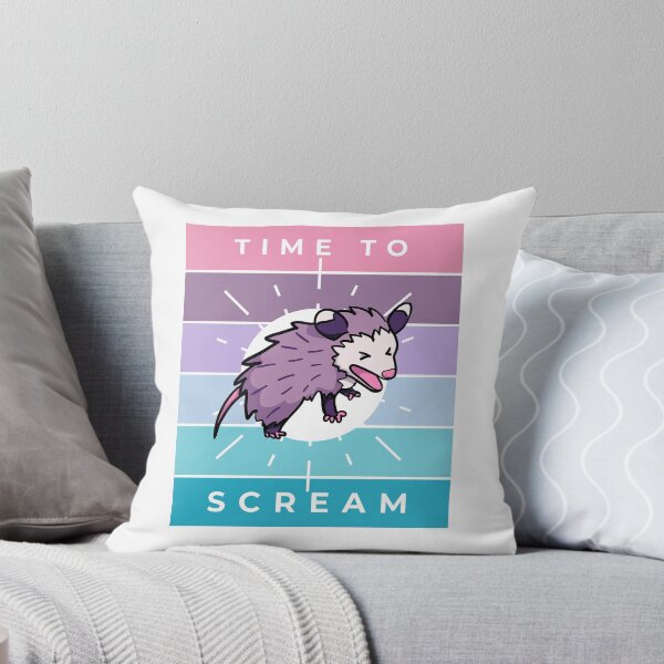 Item preview, time to scream opossum! designed and sold by Lindsey Sheets.
