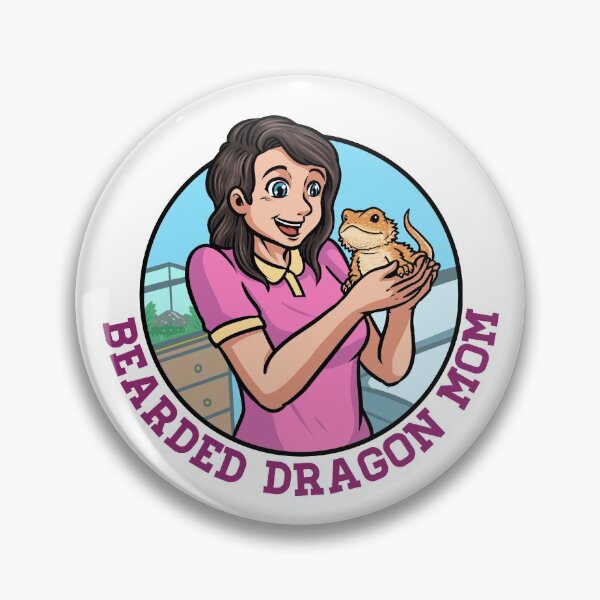 Bearded Dragon Mom Pin