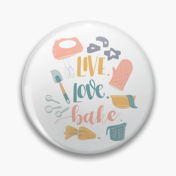Item preview, Live. Love. Bake. designed and sold by Stephanie Vanden Hoek.