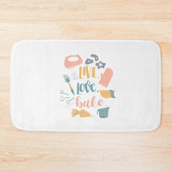 Item preview, Live. Love. Bake. designed and sold by Stephanie Vanden Hoek.