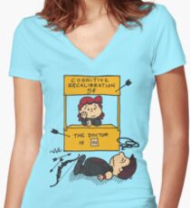 Cognitive Recalibration Women's Fitted V-Neck T-Shirt