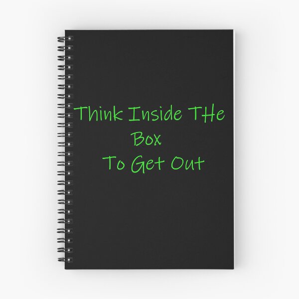 Item preview, Think Inside The Box - Funny phrases  designed and sold by Ivan Aguilar.