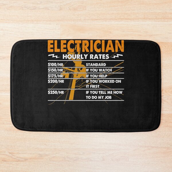 Item preview, Electrician Hourly Rates designed and sold by bmit.