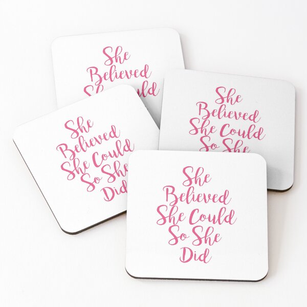 Item preview, She believed she could so she did pink designed and sold by corbrand.