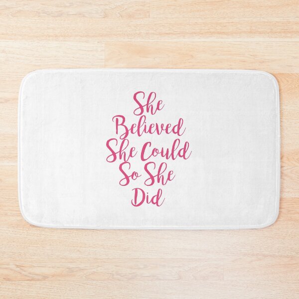 Item preview, She believed she could so she did pink designed and sold by corbrand.