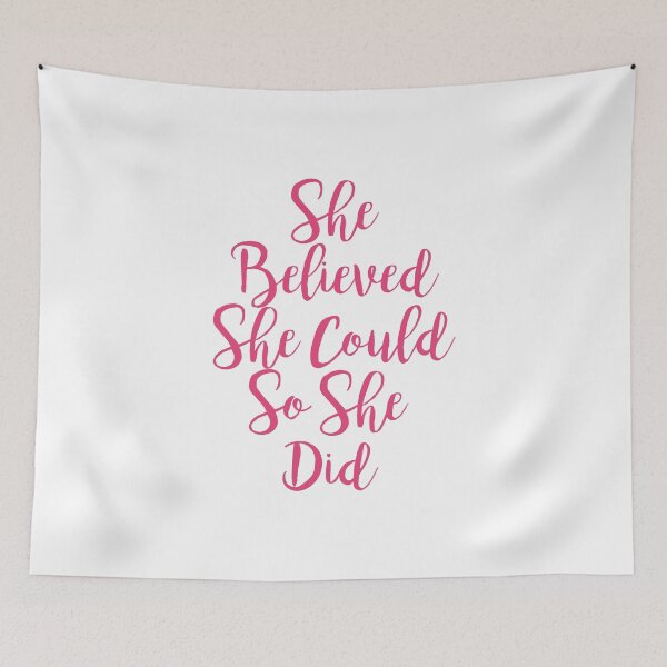 Item preview, She believed she could so she did pink designed and sold by corbrand.
