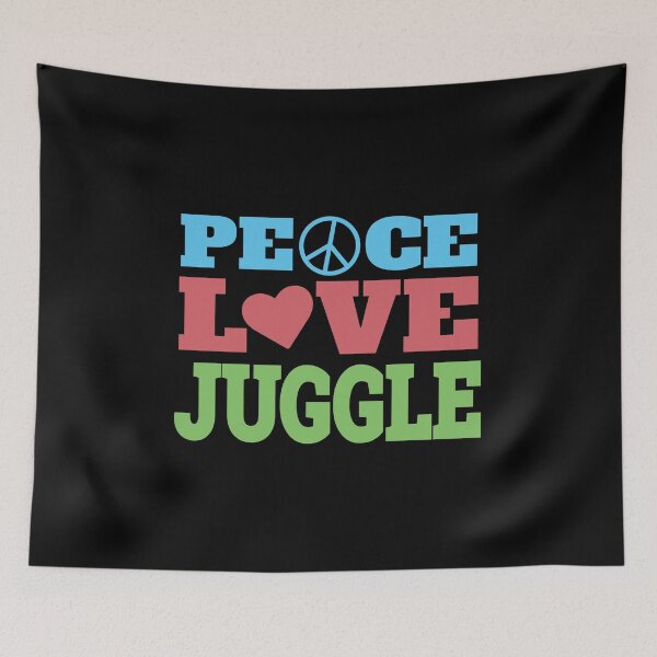 Item preview, Hippie Juggler Design - Peace Love Juggle designed and sold by EstelleStar.