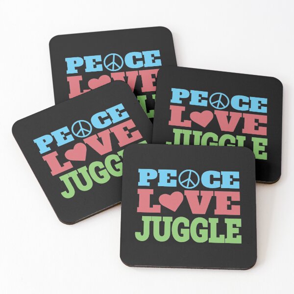 Item preview, Hippie Juggler Design - Peace Love Juggle designed and sold by EstelleStar.