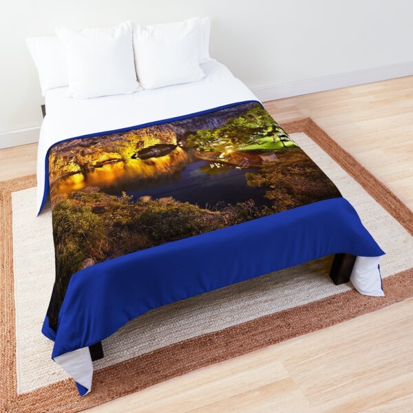 Vouliagmeni lake - Attica, Greece. Comforter