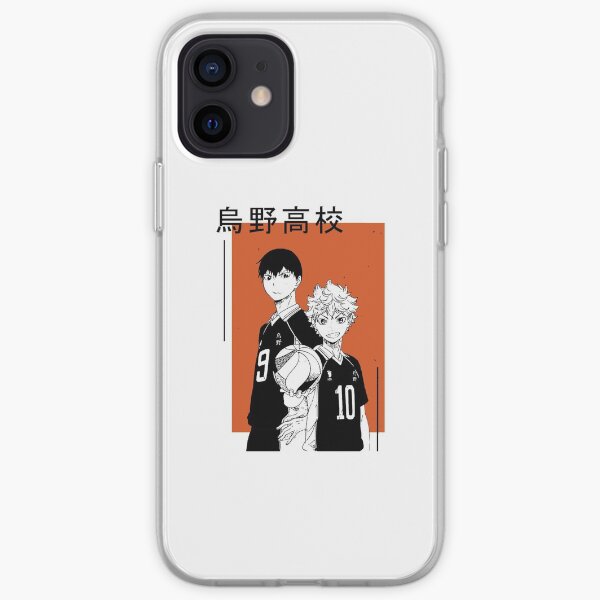 Haikyuu! Conception de personnage Karasuno KageHina Coque souple iPhone