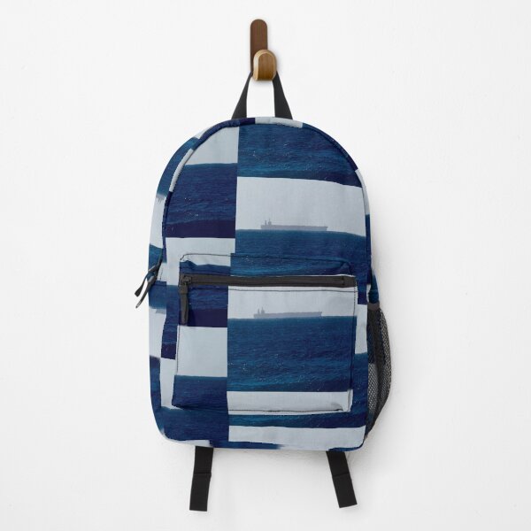 Item preview, Large Ship on the Horizon with dark blue sea in the foreground (地平线上的大型船舶与前景深蓝色的大海) by Bao-Er designed and sold by Chinaspaces.