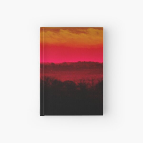 Arty farty sunset over northants Hardcover Journal