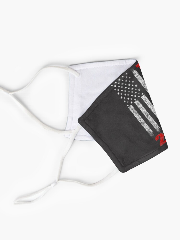 Alternate view of American Flag Design Trump 2024 Mask