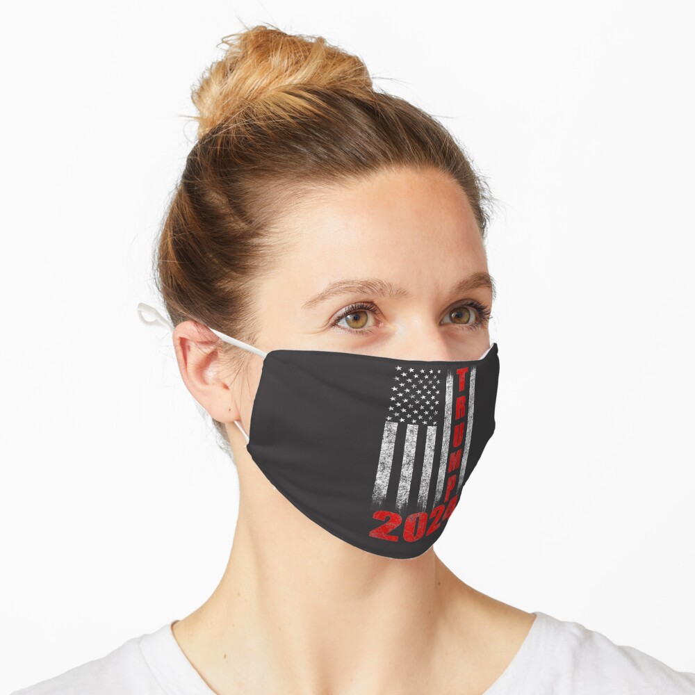 American Flag Design Trump 2024 Mask