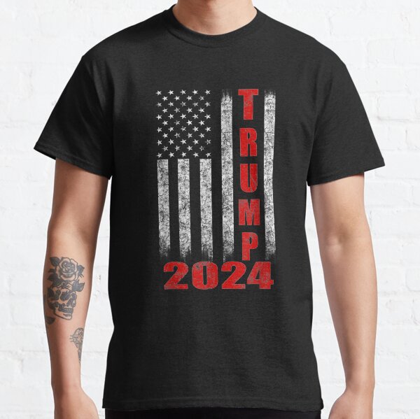 American Flag Design Trump 2024 Classic T-Shirt