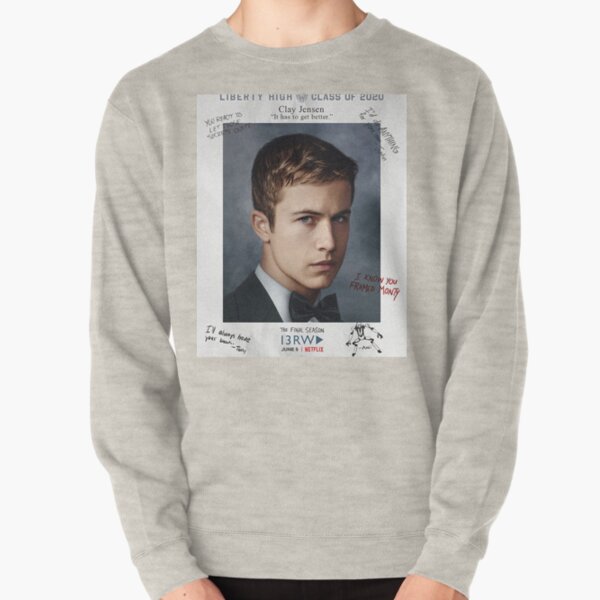 Press Play - 13 Reasons - Hoodie / Hoody - TV - Fan - Merch - Series - Clay