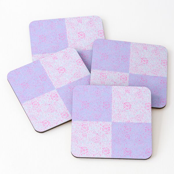 Item preview, Magenta/Peri Floral Batik Patchwork designed and sold by ZENDYtechSTYLE.