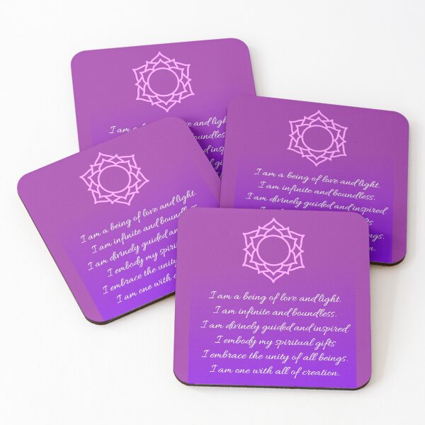Item preview, Crown Chakra Affirmation designed and sold by Bluepress.