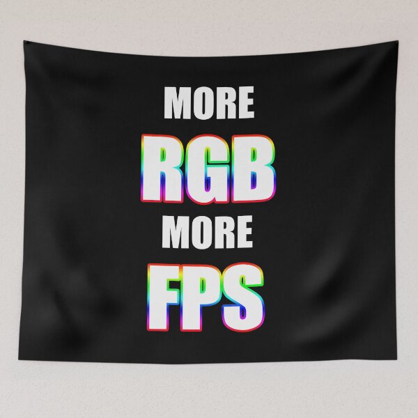 Item preview, More RGB More FPS I Funny Gamer Saying designed and sold by Argentini.