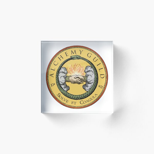 Alchemy Guild Insignia Acrylic Block