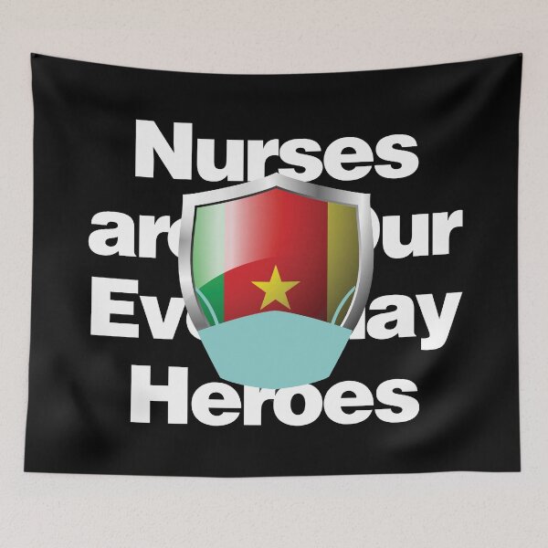 Item preview, Cameroon Nurses are Everyday Heroes designed and sold by HelloFromAja.