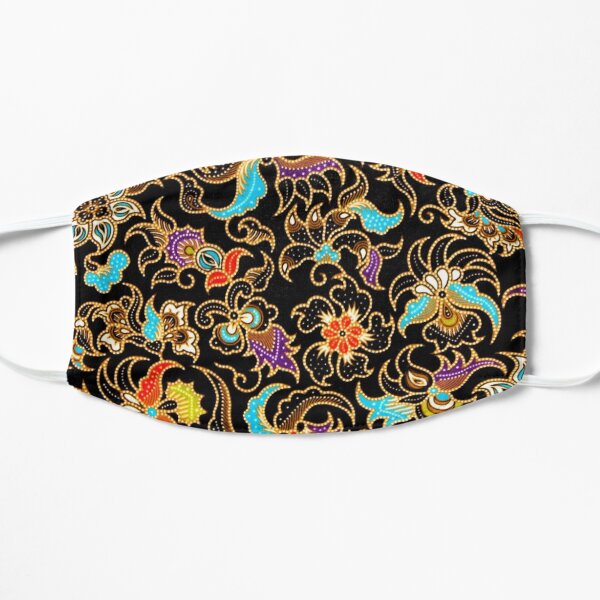 Indonesischer Batikdruck Flache Maske