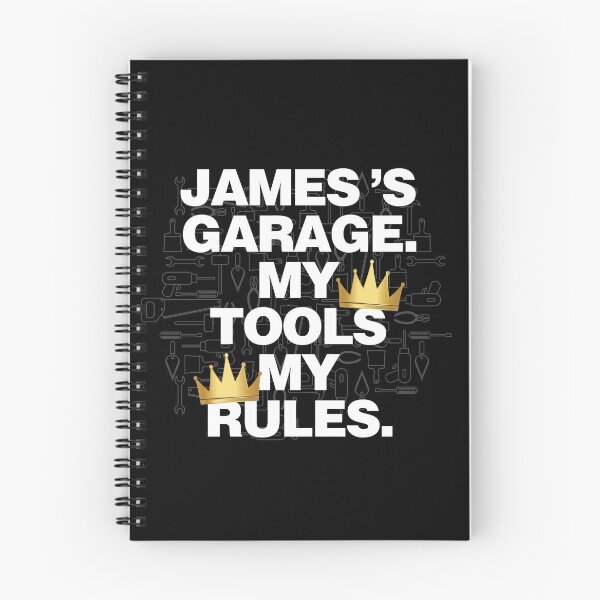 Item preview, James Garage My Tools, My Rules designed and sold by HelloFromAja.
