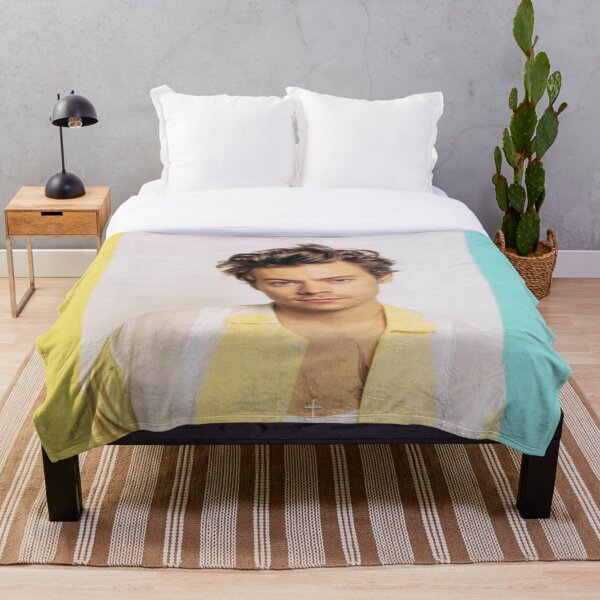 cool yellow styles Throw Blanket