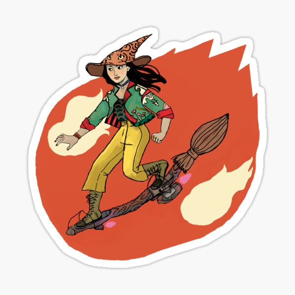 Tiger Fire Sticker