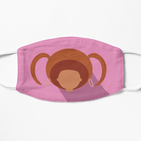 Ponytails Face Masks Redbubble - roblox pink ponytail