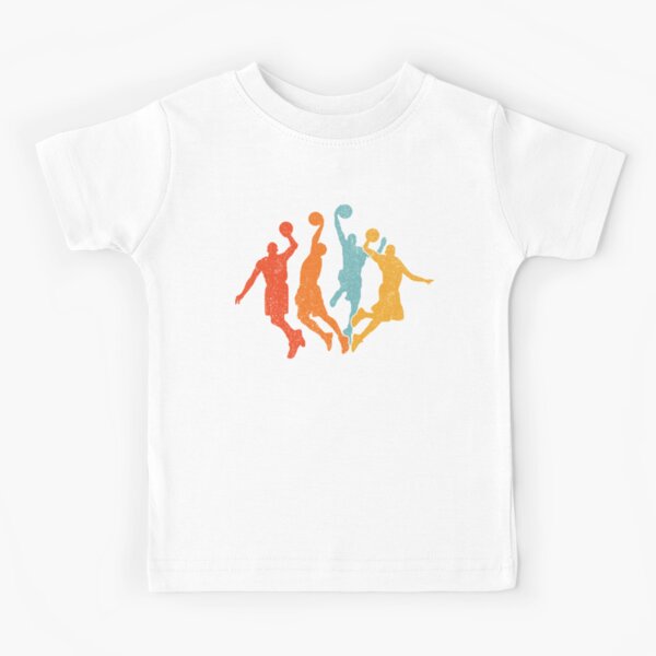 Vintage Basketball Retro Graphic Gift Kids, Boys T-Shirt