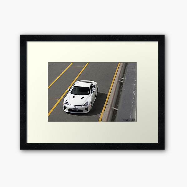 Lexus LFA - Track Framed Art Print