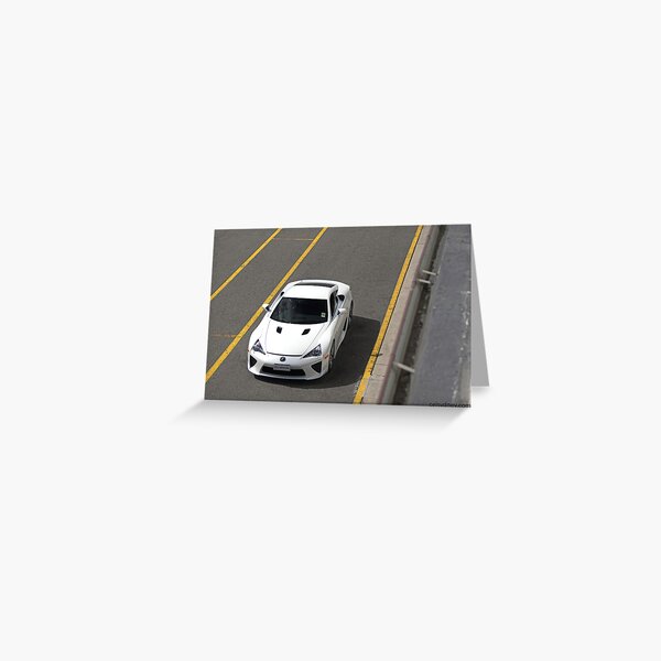 Lexus LFA - Track Greeting Card