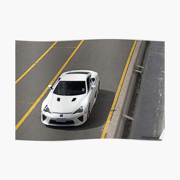 Lexus LFA - Track Poster