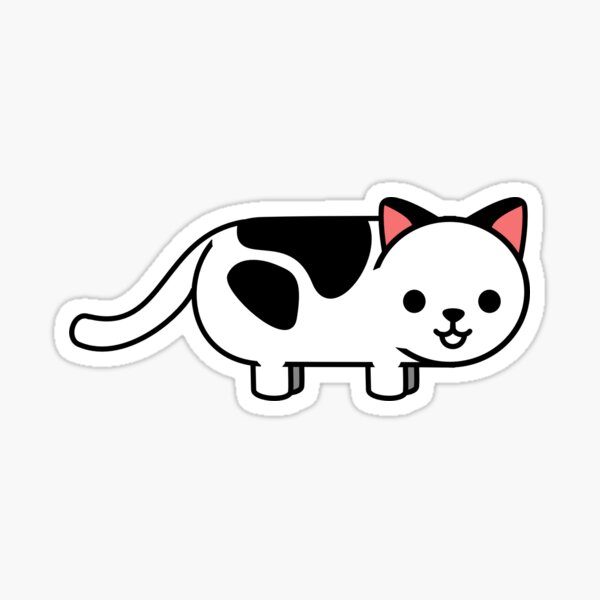 Cow Cat Sticker