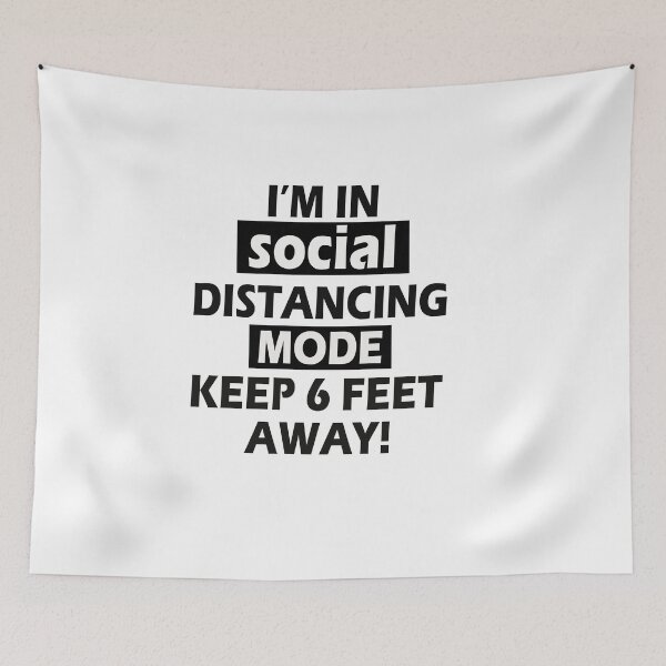 Item preview, i’m in social distancing mode keep 6 feet away t- shirt designed and sold by bestdesigns2020.