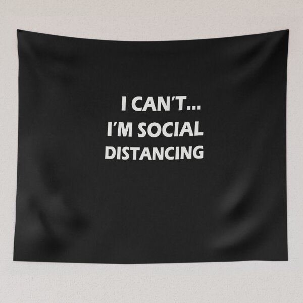 Item preview, i can’t... i’m social distancing t shirt designed and sold by bestdesigns2020.