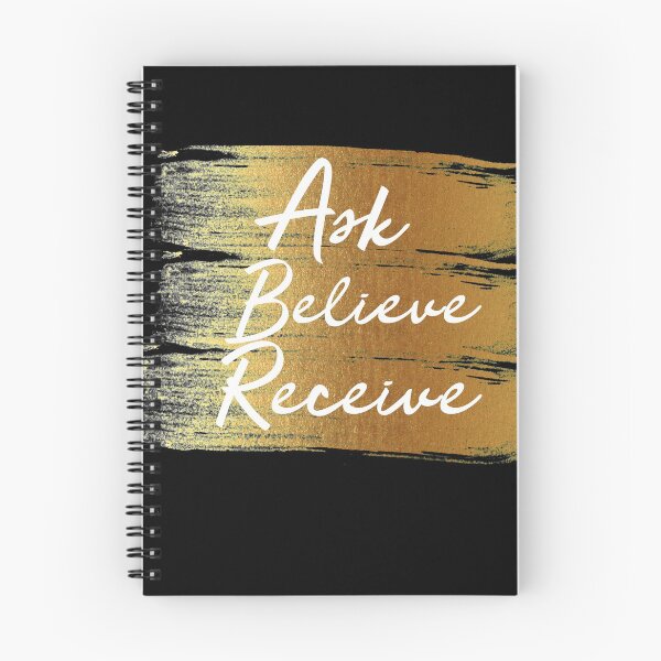 Item preview, Manifestation Design, Ask Believe Receive, Law of Attraction Design, Beautiful Gold Background designed and sold by Lizzie May.