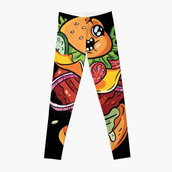 Item preview, Emoji burger | foodporn cartoon fast food art designed and sold by Svinil.