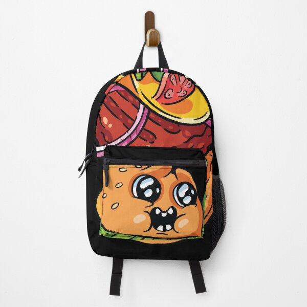Item preview, Emoji burger | foodporn cartoon fast food art designed and sold by Endless Drive FM.