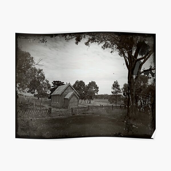 "Antique" Country Church Poster