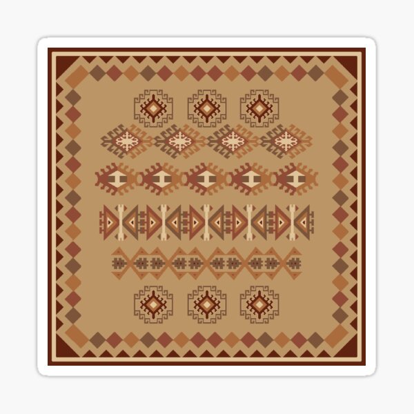 Aperçu de l'œuvre Navajo Pattern Tribal Ethnic Hand Drawn créée et vendue par justrachna.