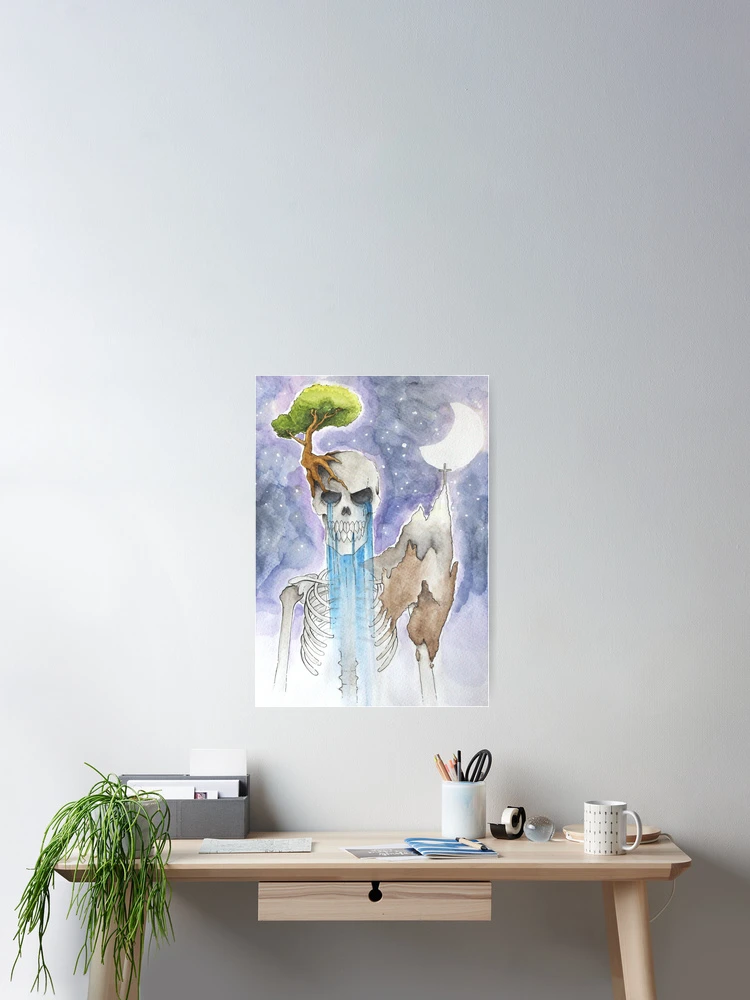 Thumbnail 2 of 3, Poster, Skelet Earth designed and sold by RookieDesign.