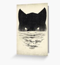 Wolfy Greeting Card