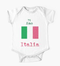 I Love Italy Vintage Style One Piece - Short Sleeve