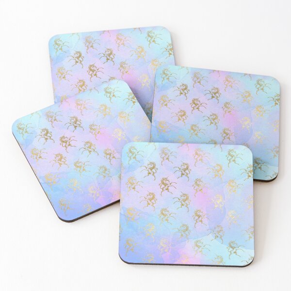 Item preview, Unicorn Watercolor Pastel Shimmering Pattern designed and sold by digitalvintage.