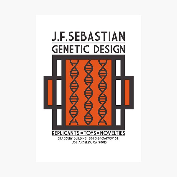 Item preview, JF SEBASTIAN GENETIC DESIGN - Blade Runner designed and sold by GroatsworthTees.